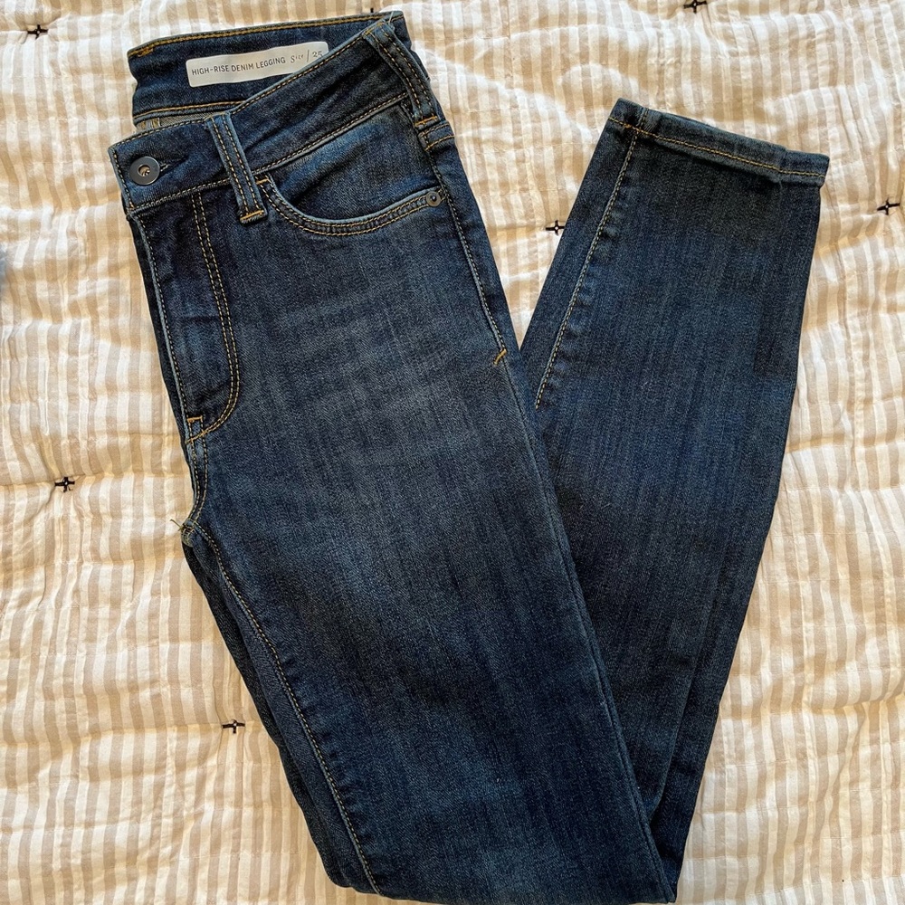 Pilcro high rise denim leggings